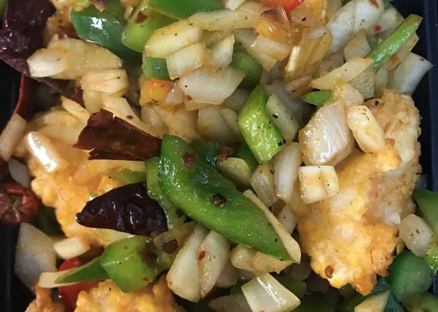 S8. Crispy Dry Pepper Shrimp.
