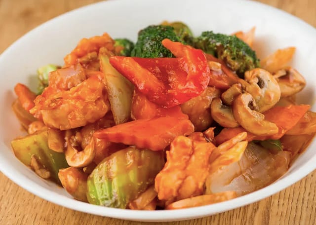 72. Shrimp with Vegetable.