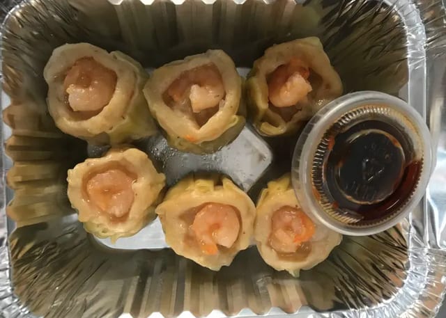 OS3. Fresh Shrimp & Pork Shu Mai.
