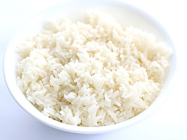 4. White Rice.