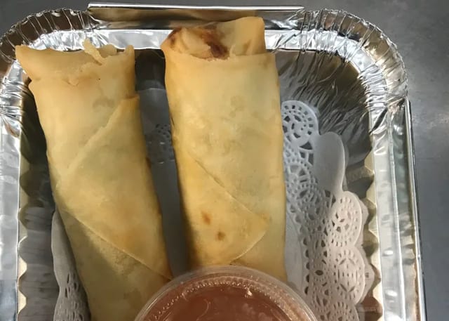 1. Vegetarian Spring Roll.